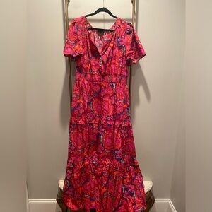 Sugarlips tiered floral maxi dress